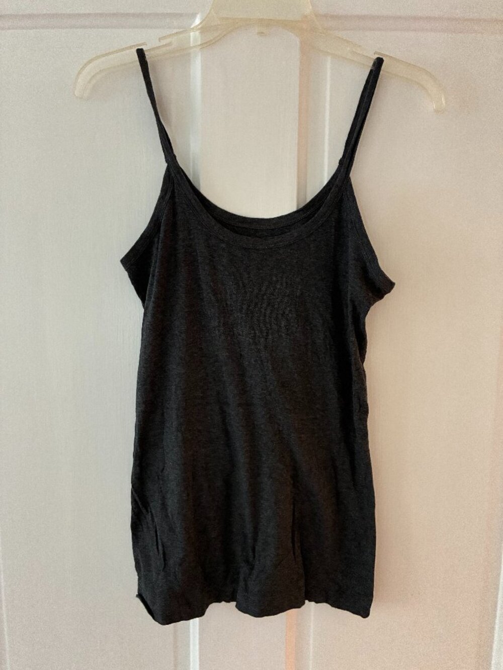 Banana Republic Women’s L Charcoal Gray Scoop Neck Cami Tank Top Stretch